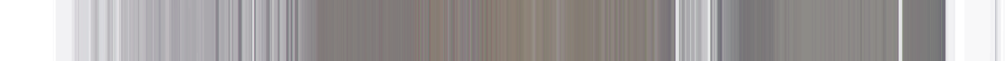 Radial profile of Saturn's rings from Cassini photometry, showing the Cassini Division as a dark gap